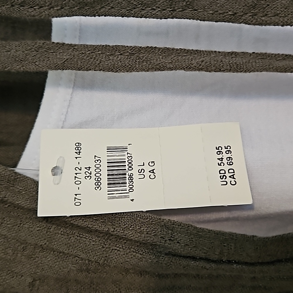 Aerie L Open Back Dress NWT Army Green - Picture 7 of 11